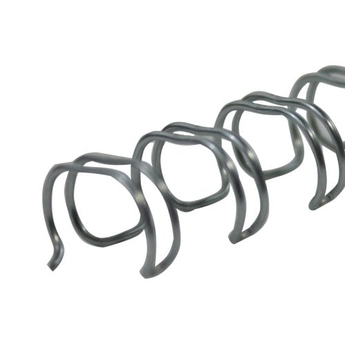 Renz Premium 1/4" Transparent Coat 3:1 Twin Loop Ring Wire