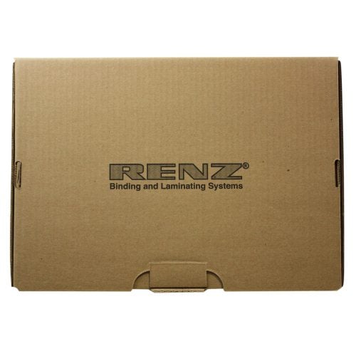 Renz Premium 1/4" White 2:1 Twin Loop Ring Wire - 100pk