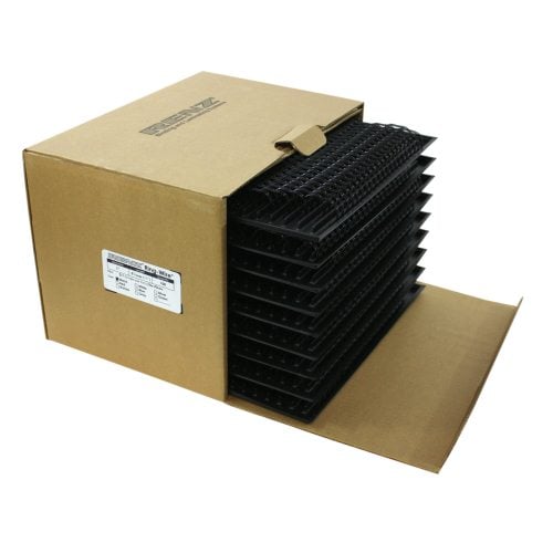 Renz Premium 1" Black 2:1 Twin Loop Ring Wire - 100pk