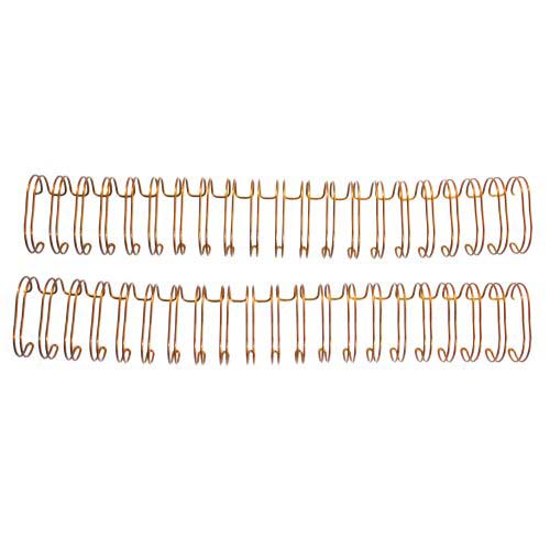 Renz Premium 1" Bronze 2:1 Twin Loop Ring Wire - 100pk