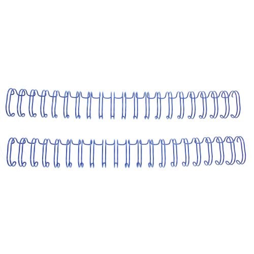 Renz Premium 3/4" Blue 2:1 Twin Loop Ring Wire -100pk
