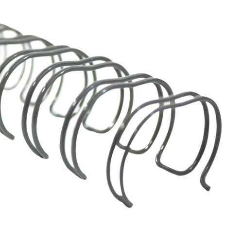Renz Premium 3/4" Gray 2:1 Twin Loop Ring Wire - 100pk