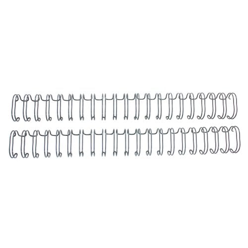 Renz Premium 3/4" Gray 2:1 Twin Loop Ring Wire - 100pk