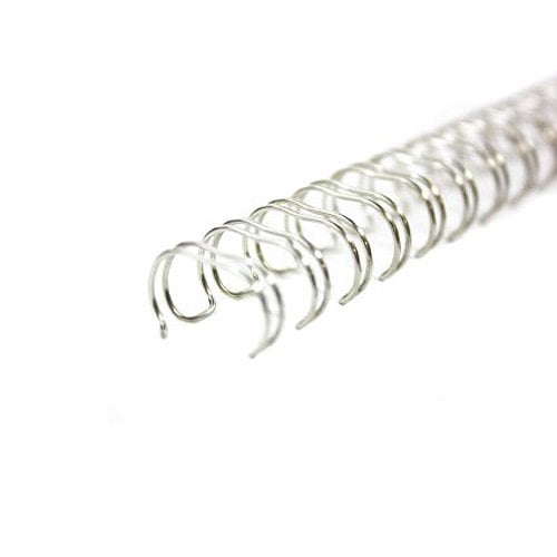 Renz Premium 3/8" Silver 3:1 Twin Loop Ring Wire - 100pk