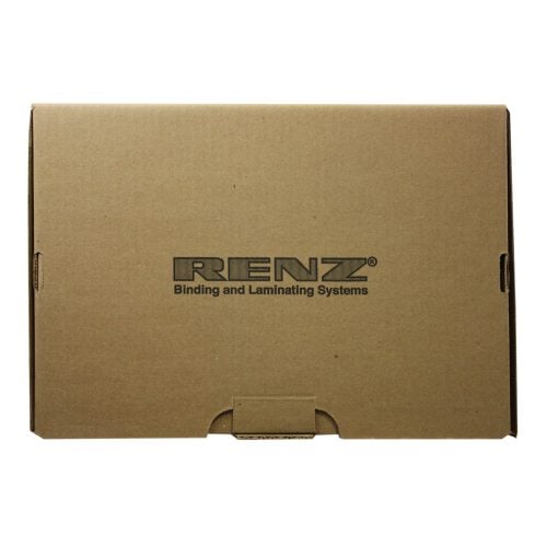 Renz Premium 3/8" White 2:1 Twin Loop Ring Wire - 100pk