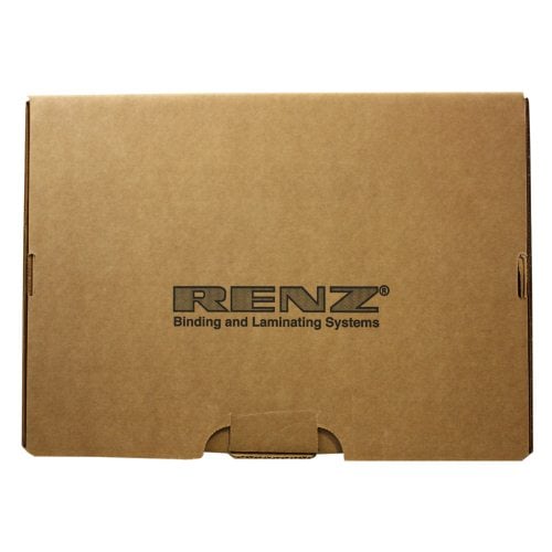Renz Premium 3/8" White 3:1 Twin Loop Ring Wire - 100pk