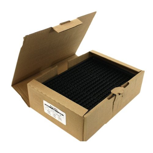 Renz Premium 5/16" Black 2:1 Twin Loop Ring Wire - 100pk