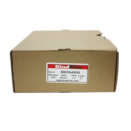 Renz Premium 5/16" Blue 3:1 Twin Loop Ring Wire - 100pk