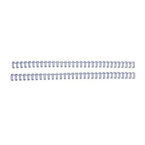 Renz Premium 5/16" Blue 3:1 Twin Loop Ring Wire - 100pk