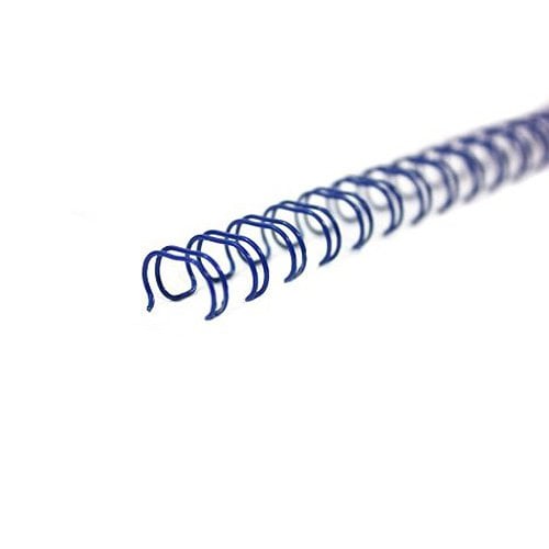 Renz Premium 5/16" Blue 3:1 Twin Loop Ring Wire - 100pk