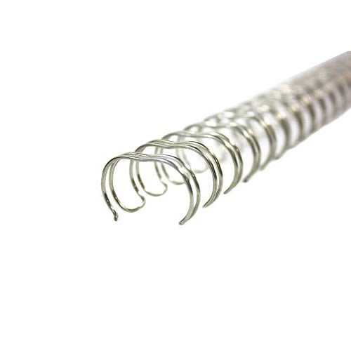 Renz Premium 5/8" Silver 2:1 Twin Loop Ring Wire - 100pk