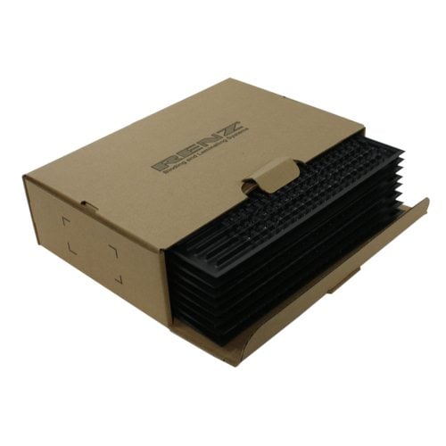 Renz Premium 7/16" Black 2:1 Twin Loop Ring Wire - 100pk