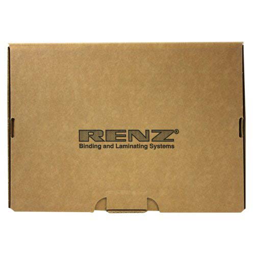 Renz Premium 7/16" White 2:1 Twin Loop Ring Wire - 100pk