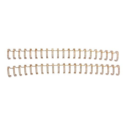 Renz Premium 9/16" Bronze 2:1 Twin Loop Ring Wire - 100pk
