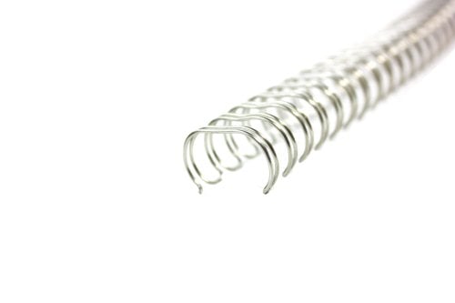 Renz Premium 9/16" Silver 3:1 Twin Loop Ring Wire - 100pk