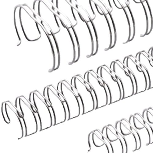 Renz Premium Silver 2:1 Twin Loop Ring Wire