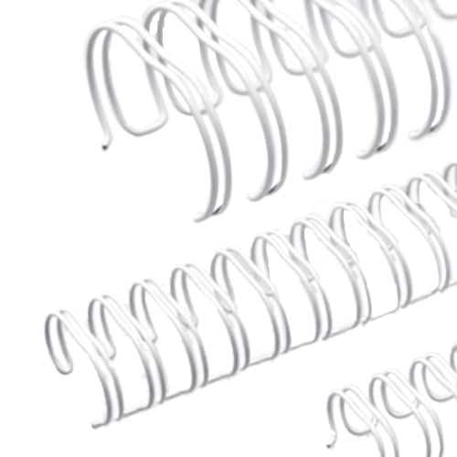 Renz Premium White 3:1 Twin Loop Ring Wire