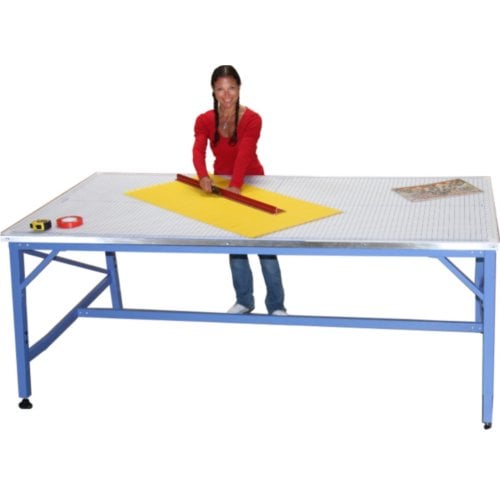 4' x 10' Rhino Work Table with 3/4" MDF Top and Cutting Mat
