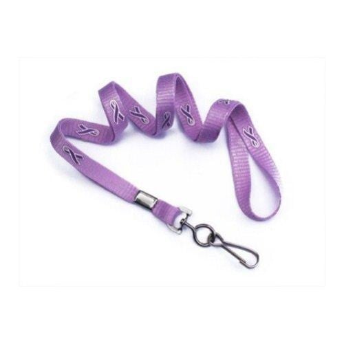 Ribbon Silk Screened Awareness Lanyards - 100pk