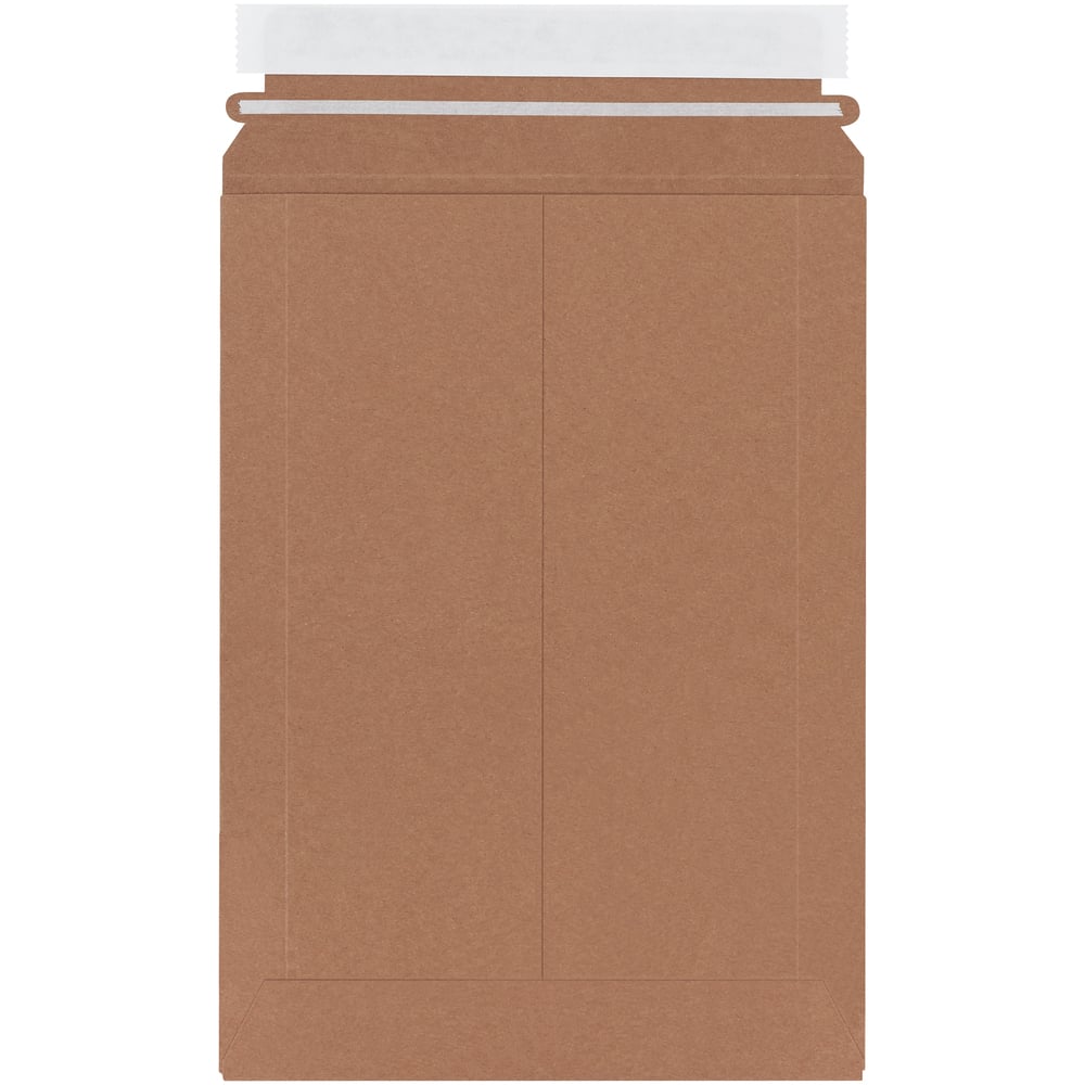 7-1/4" x 11" Kraft Stayflats Utility�� Mailers - 250pk
