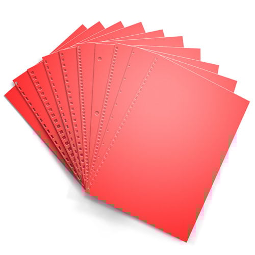 Rocket Red Astrobrights 24lb Punched Binding Paper - 500 Sheets