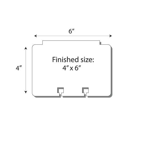 Rotary File Cards 2 Up Jumbo With Center Tabs - 250 Sheets