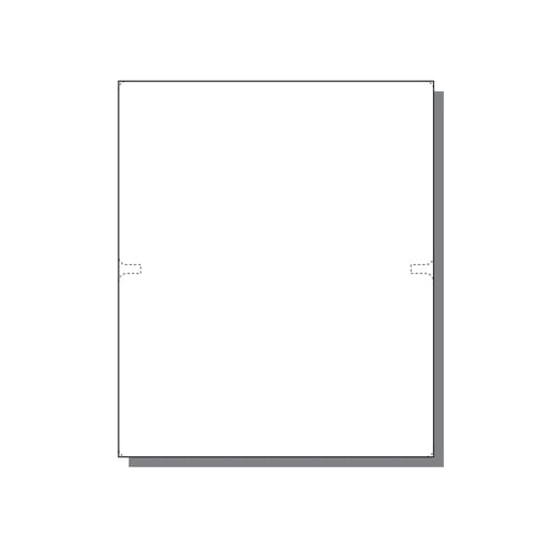 Rotary File Cards 2 Up Without Tabs on 3.875"x 4.625" Sheet  - 500 Sheets