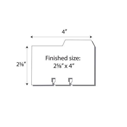 Rotary File Cards 8 Up With Right Tabs - 250 Sheets