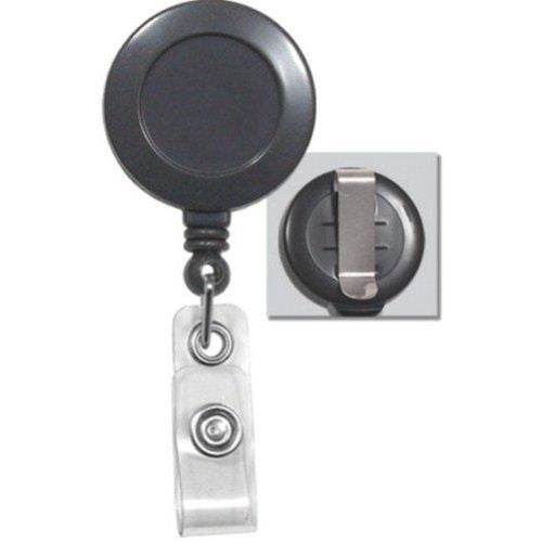 Round Badge Reel with Belt Clip - 25pk