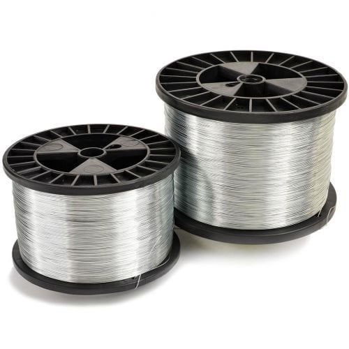 20 x 24 Flat Galvanized Stitching Wire 5 Lb Spool - 10 per Carton