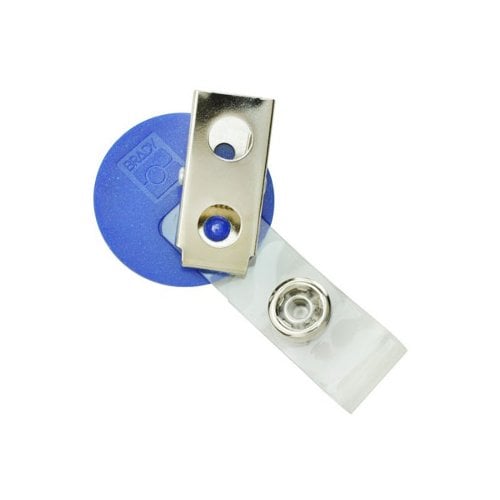 Round LogoClips with Swivel Clip and Clear Strap