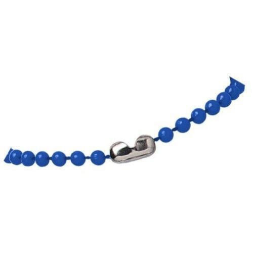Royal Blue Colored Plastic 38" Beaded Neck Chains - 100pk