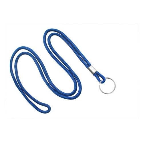 Round Cord Lanyard with Ring - 1/8" - 100pk