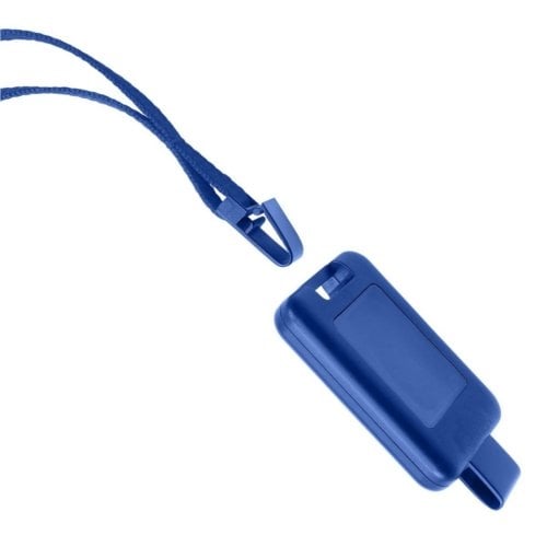 Royal Blue SlimReel System 3/8" Lanyard/Badge Reel Combination - 100pk