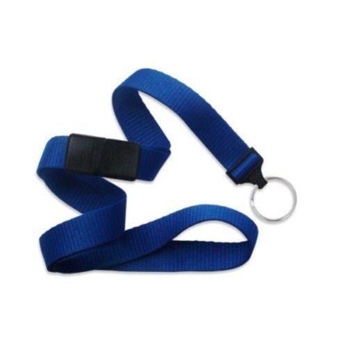 Royal Microweave Break-Away Lanyard with NPS Split Ring - 100pk