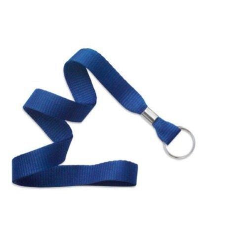 Royal Microweave Lanyard with NPS Split Ring - 100pk