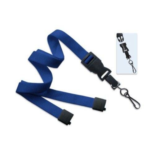 Royal Optiweave Break-Away Lanyard with DTACH Swivel Hook - 100pk