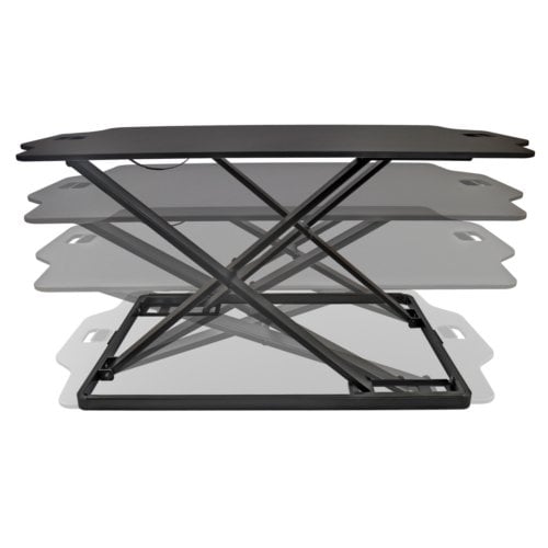 Royal SD22 Sit and Stand Adjustable Desk with Soft Foam Mat