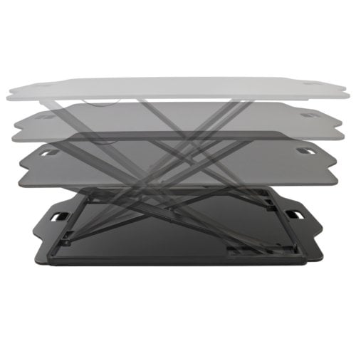 Royal SD22 Sit and Stand Adjustable Desk with Soft Foam Mat