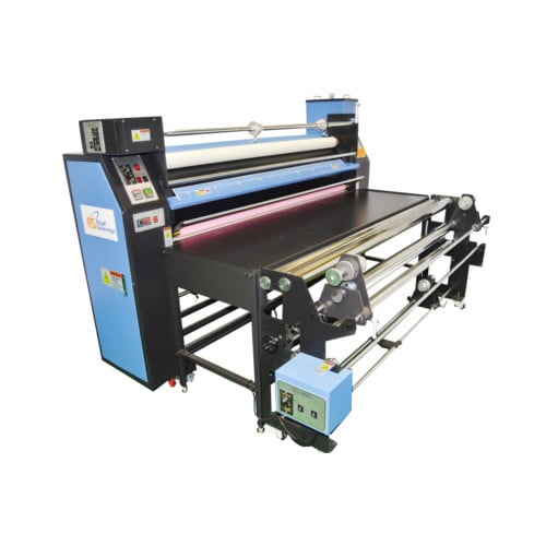 Royal Sovereign PX-181 67" Calender Heat Transfer System W/ 10" Oil Drum and Work Table