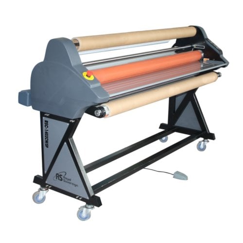 Royal Sovereign RSC-1402CWF 55" Wide Format Cold Roll Laminator w/ Front Feeder and Rear Rewinder