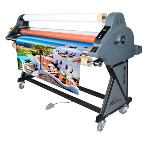 Royal Sovereign RSC-1402CWF 55" Wide Format Cold Roll Laminator w/ Front Feeder and Rear Rewinder
