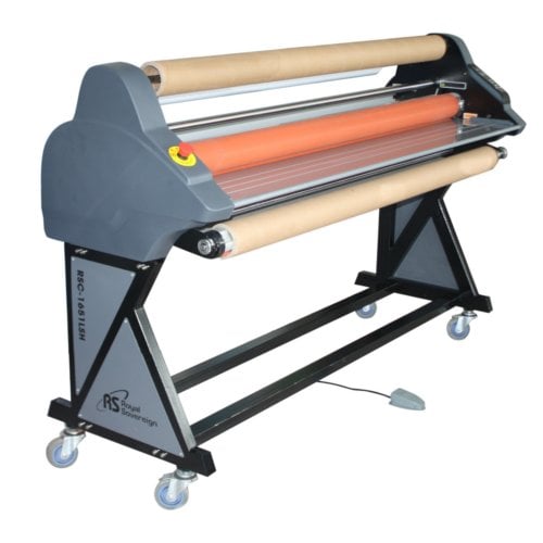 Royal Sovereign RSC-1651LSHF 65" Wide Format Heat Assist Laminator w/ Front Feeder and Rear Rewinder