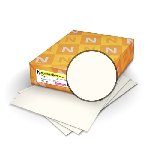 Royal Sundance Smooth Natural 8.75" x 11.25" 80lb Covers With Windows - 50 Sets