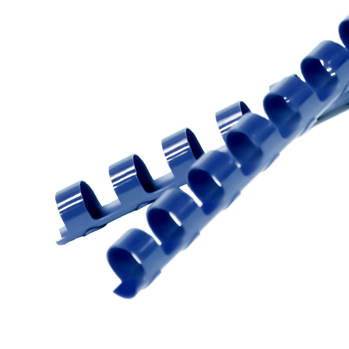 1/2" Royal Blue Plastic Binding Combs - 100pk