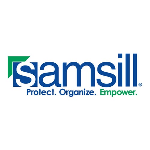 Samsill 3" Red Clean Touch Antimicrobial Round Ring Binder- 12pk