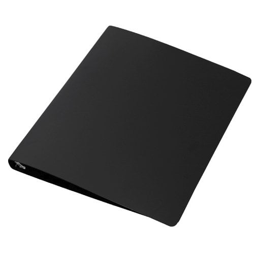 Samsill 1/2" Black 28-Gauge Flexible Poly 3-Ring Storage Binder - 12pk
