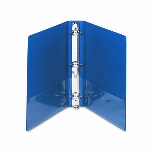 Samsill 1.5" Blue Clean Touch Antimicrobial D-Ring Binder - 12pk