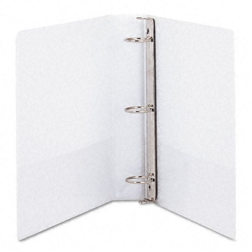 Samsill 1.5" White Clean Touch Antimicrobial Round Ring View Binder - 12pk