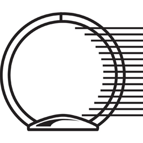 Samsill Burgundy Value Round Ring Storage Binder